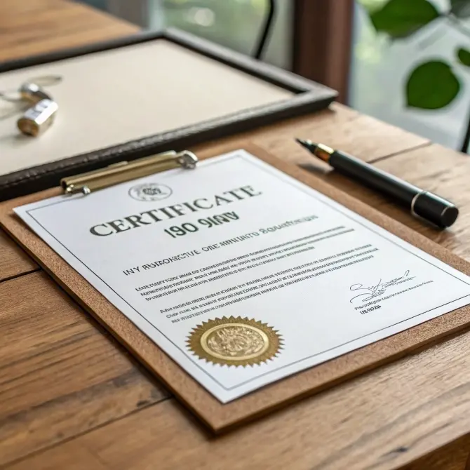 Сертификат ISO 9001